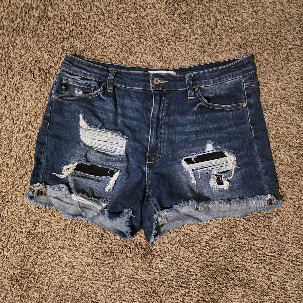 KanCan Distressed Denim Women Shorts